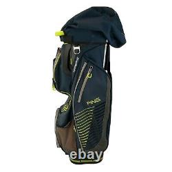 Ping Traverse Cart Golf Bag 14 Way Blue Neon Green VGC