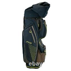 Ping Traverse Cart Golf Bag 14 Way Blue Neon Green VGC