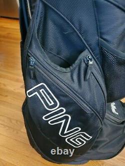 Ping Traverse Cart Golf Bag (Black) 14-Way Top Ping Golf Bag