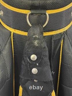 Pittsburgh Steelers 14 Way Divided Golf Cart Bag Shoulder Strap Great Condition