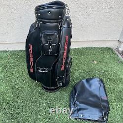 Porsche Black Golf Cart Bag