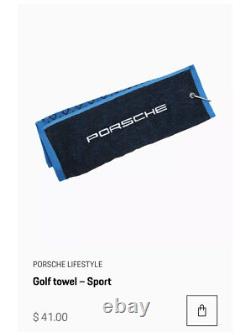 Porsche Cart Golf Bag With Porsche Towel New