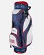 Pow? Rbilt Tps 5400 14-way Flag Golf Club Cart Bag Red, White & Blue, 7.05 Lbs