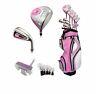 Precise M5+ Ladies 17 Piece Complete Right Hand Womens Golf Club Set With Cart Bag