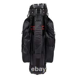 Premium Cart Bag with 14 Way Organizer Divider Top 15.5L x 11.75W x 41H Black
