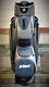 Prince Golf Cart Bag New 13 Dividers 9 Compartments Blue Grey With Rain Cover