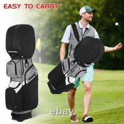 Private Country Club Premium Golf Cart Bag for Men with 14 Way Organizer Divider