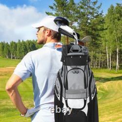 Private Country Club Premium Golf Cart Bag for Men with 14 Way Organizer Divider