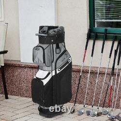 Private Country Club Premium Golf Cart Bag for Men with 14 Way Organizer Divider