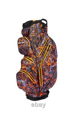 RADAR C140 Smart dry 100% Waterproof Golf Cart Bag Ultralightweight orange