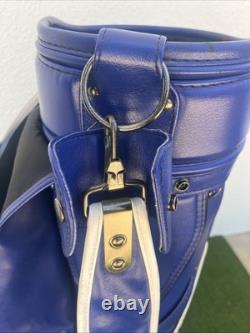 RARE 90s Vintage Mizuno Staff Tour Golf Cart Bag With Rain Cover