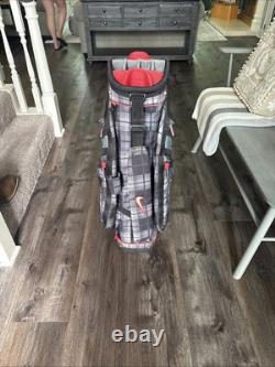 RARE Nike Plaid 14 Way Cart Golf Bag