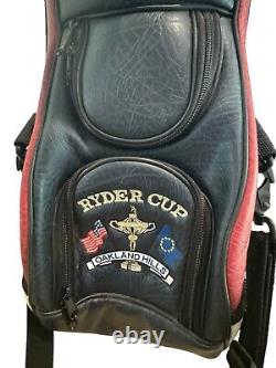 RARE Official 2004 RYDER CUP Golf Cart Bag Oakland Hills Embroidered w RC READ