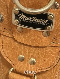 RARE Vintage MacGregor Golf Club Cart / Carry Orange Golf Bag