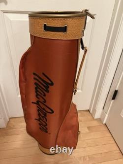 RARE Vintage MacGregor Golf Club Cart / Carry Orange Golf Bag