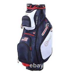 Ram Golf FX Deluxe Golf Cart Bag with 14 Way Dividers USA Flag