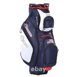 Ram Golf FX Deluxe Golf Cart Bag with 14 Way Dividers USA Flag