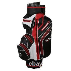Ram Golf Premium Waterproof Cart Bag with 14 Way Molded Organizer Divider Top