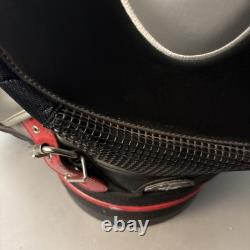 Rare Nike Golf Tour Staff Bag Black/Red VR Swoosh Premium Cart Bag READ