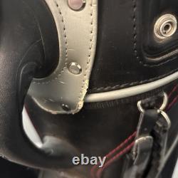 Rare Nike Golf Tour Staff Bag Black/Red VR Swoosh Premium Cart Bag READ