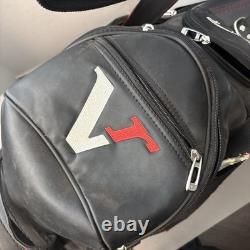 Rare Nike Golf Tour Staff Bag Black/Red VR Swoosh Premium Cart Bag READ
