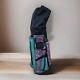 Rare Vtg Macgregor Golf Cart Bag Floral Pink Purple Green With Rain Hood 13-way