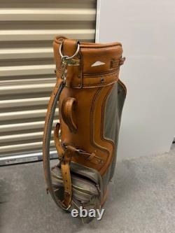 Rare Vintage Titlelist Golf Cart Bag Faux Leather