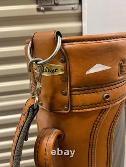 Rare Vintage Titlelist Golf Cart Bag Faux Leather