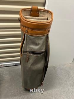 Rare Vintage Titlelist Golf Cart Bag Faux Leather