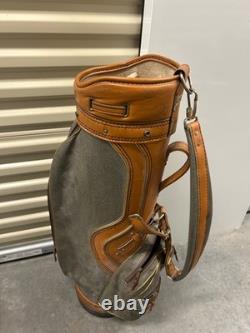 Rare Vintage Titlelist Golf Cart Bag Faux Leather