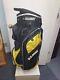 Ray Cook Golf Cart Bag With Us Army Logo, Black & Gold-used