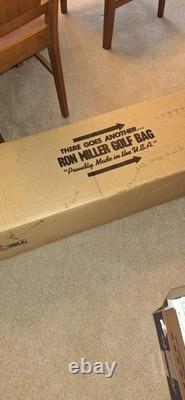 Ron Miller Cart Golf Bag Faux Alligator. BRAND NEW IN BOX