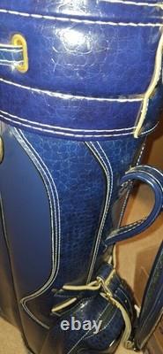 Ron Miller Cart Golf Bag Faux Alligator. BRAND NEW IN BOX