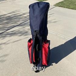Ryder Cup Cart carry Golf Bag & Rain Cover embroidered USA flag the country club