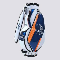 SALE Honma Caddie Cart Bag CB12114 White/Navy/Orange 9 Inch Unisex