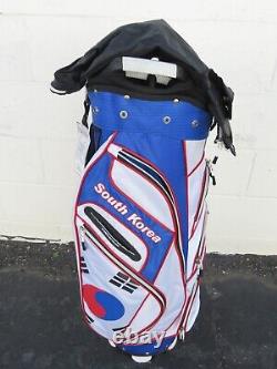 SOUTH KOREA 14 Way GOLF CART Bag + Rain Cover