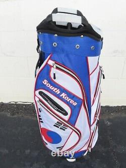 SOUTH KOREA 14 Way GOLF CART Bag + Rain Cover