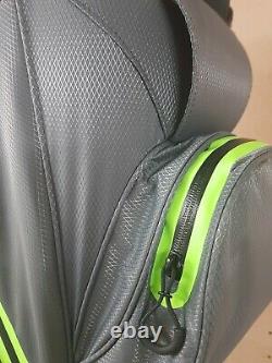 STA-DRY 100% Waterproof 14 WAY Golf Cart Bag LIME/GREY Ultralight RRP£279