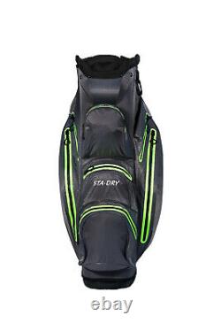 STA-DRY 100% Waterproof 14 WAY Golf Cart/Trolley Bag Ultralight G/L RP£279