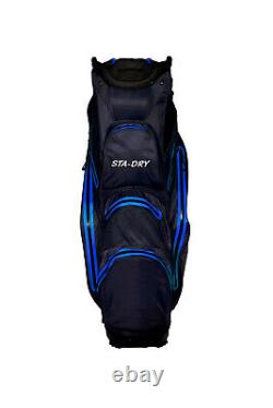 STA-DRY 100% Waterproof Golf Trolley / Cart Bag Ultralightweight Navy