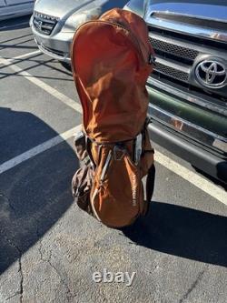 SUN MOUNTAIN C130 Golf Club Cart Bag, 14-Way, orange / gray, C-130