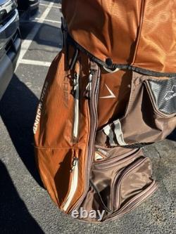 SUN MOUNTAIN C130 Golf Club Cart Bag, 14-Way, orange / gray, C-130