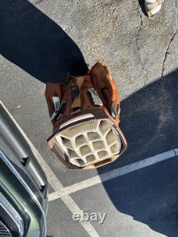 SUN MOUNTAIN C130 Golf Club Cart Bag, 14-Way, orange / gray, C-130