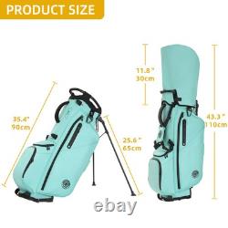 Shopsource 14-Way Golf Stand Bag, Padded Strap & Rain Cover