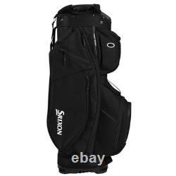 Srixon Golf 2025 Premium S3 Signature Series 14-Way Cart Bag Black/Black NEW