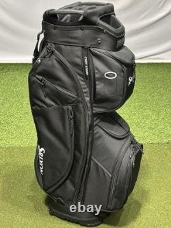 Srixon Golf 2025 Premium S3 Signature Series 14-Way Cart Bag Black/Black NEW
