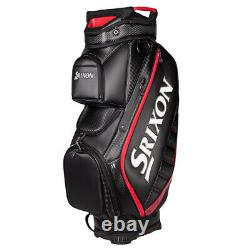 Srixon SRX Tour Cart Golf Bag 14 Way Divider Trolley Bag Black / Red 2021
