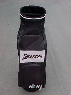 Srixon Staff / Cart 9 Black, White & Red used Golf Club Bag in Good Shape