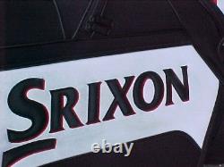 Srixon Staff / Cart 9 Black, White & Red used Golf Club Bag in Good Shape