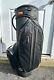 Stitch Cart Golf Bag Black Leather 5-way Divider Almost Brand New